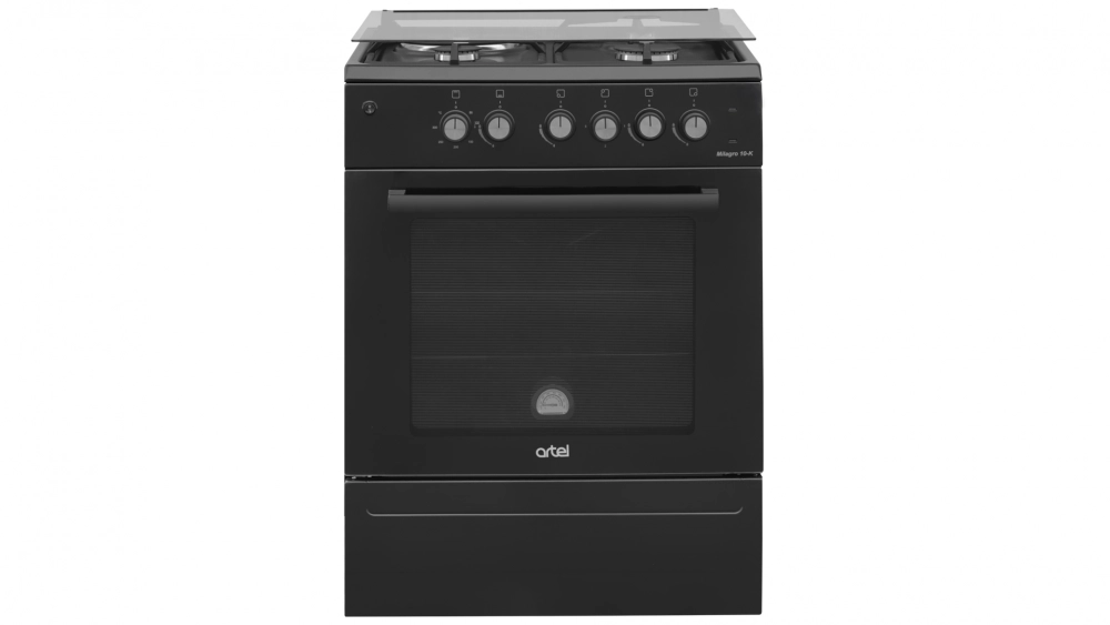 Artel Milagro 10-K cho‘yan panjarali qora elektr+gaz plitasi O'zbekistonda