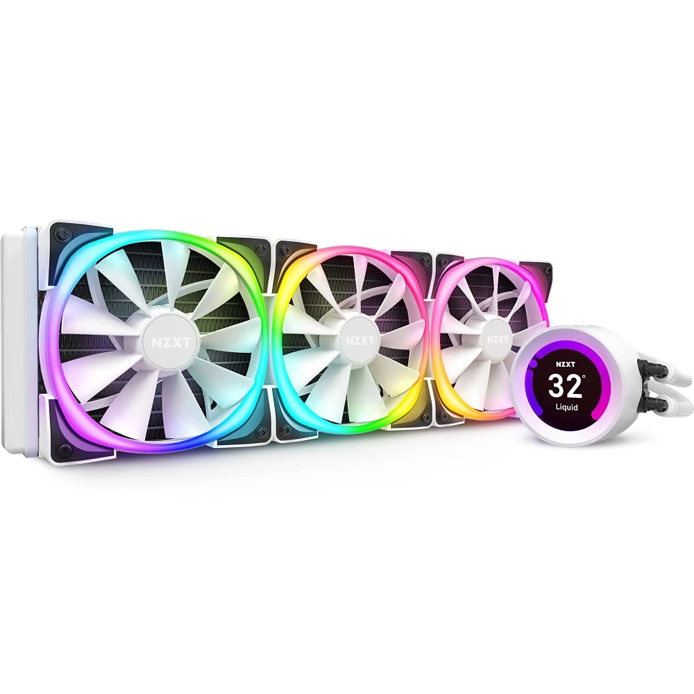 Система водяного охлаждения для процессора NZXT Kraken Z73 RGB White купить