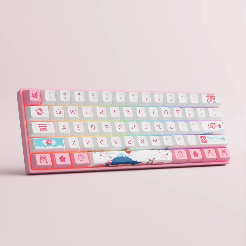 Akko 3061S World Tour Tokyo R2 RGB Hotswappable CS Jelly Purple RGB klaviaturasi O'zbekistonda
