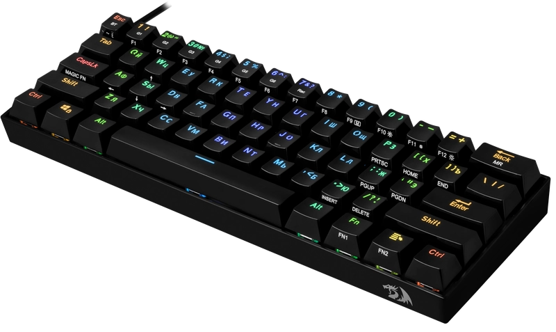 Redragon Draconic Black simli+simsiz klaviaturasi O'zbekistonda