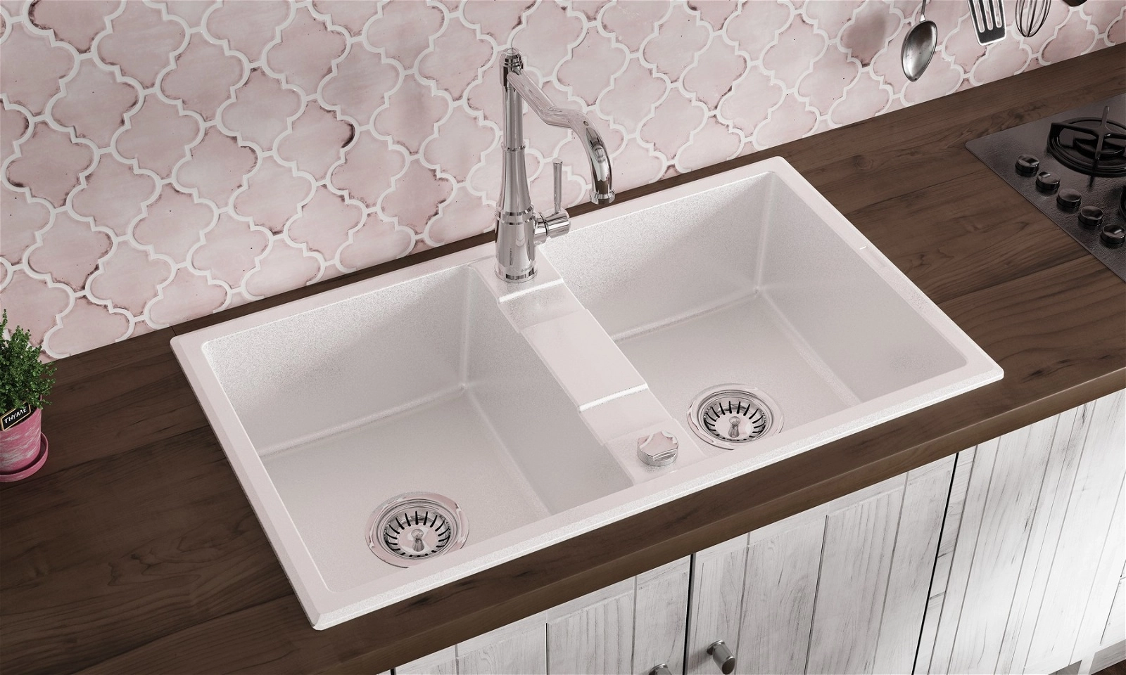 Смеситель Deante TAMIZO 225mm Хром O'zbekistonda
