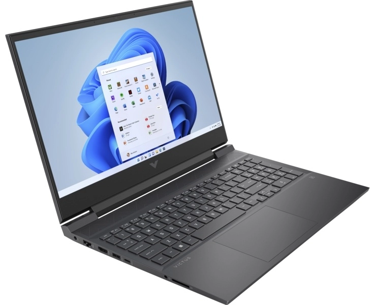 Ноутбук HP Victus / Ryzen R5-7640HS / DDR5 16GB / SSD 512GB / RTX3050 / 16.1 FHD Antiglare IPS 250 nits 144Hz / No OS / Mica Silver O'zbekistonda