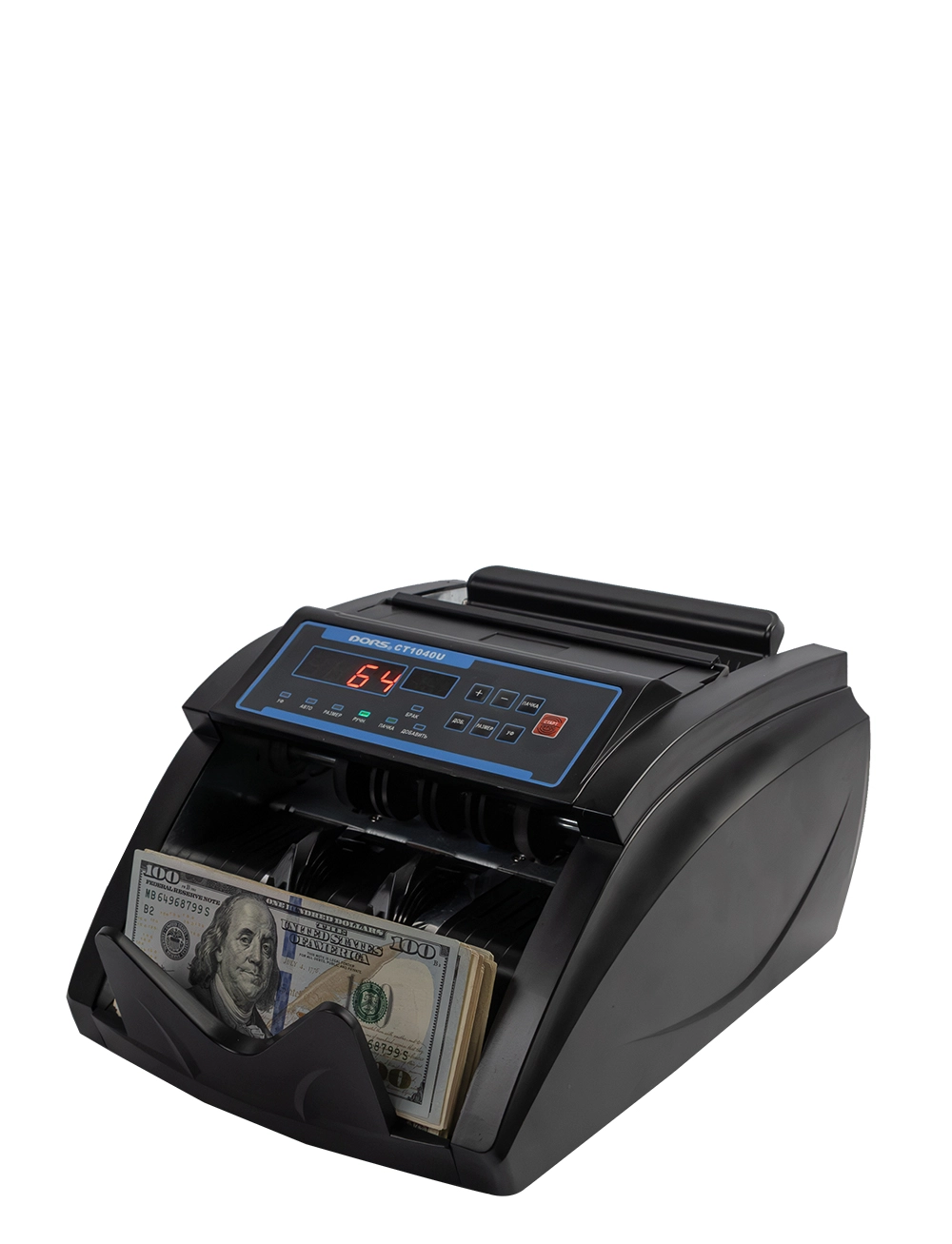 Orqaga yuklanadigan banknotlar hisoblagichi DORS CT-1040U O'zbekistonda