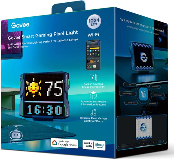 Govee H8630 LED Gaming Pixel Light 32x32 piksel Piksel ekran O'zbekistonda