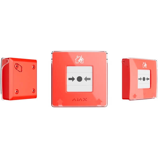 Ajax Manual Call Point (Red) (9SA) — qo‘l yong‘in signalizatori O'zbekistonda