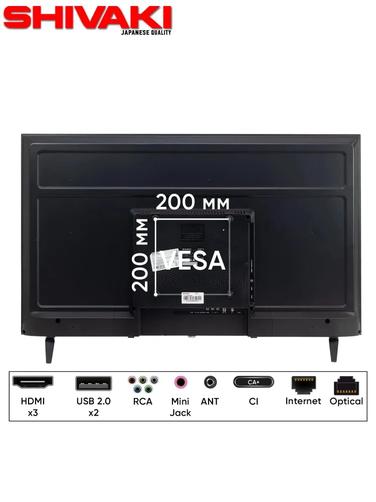 Shivaki 50SU20H 4K UHD Smart TV televizori onlayn