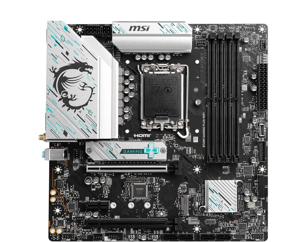 Материнская плата MSI B760M GAMING PLUS WIFI DDR5 купить