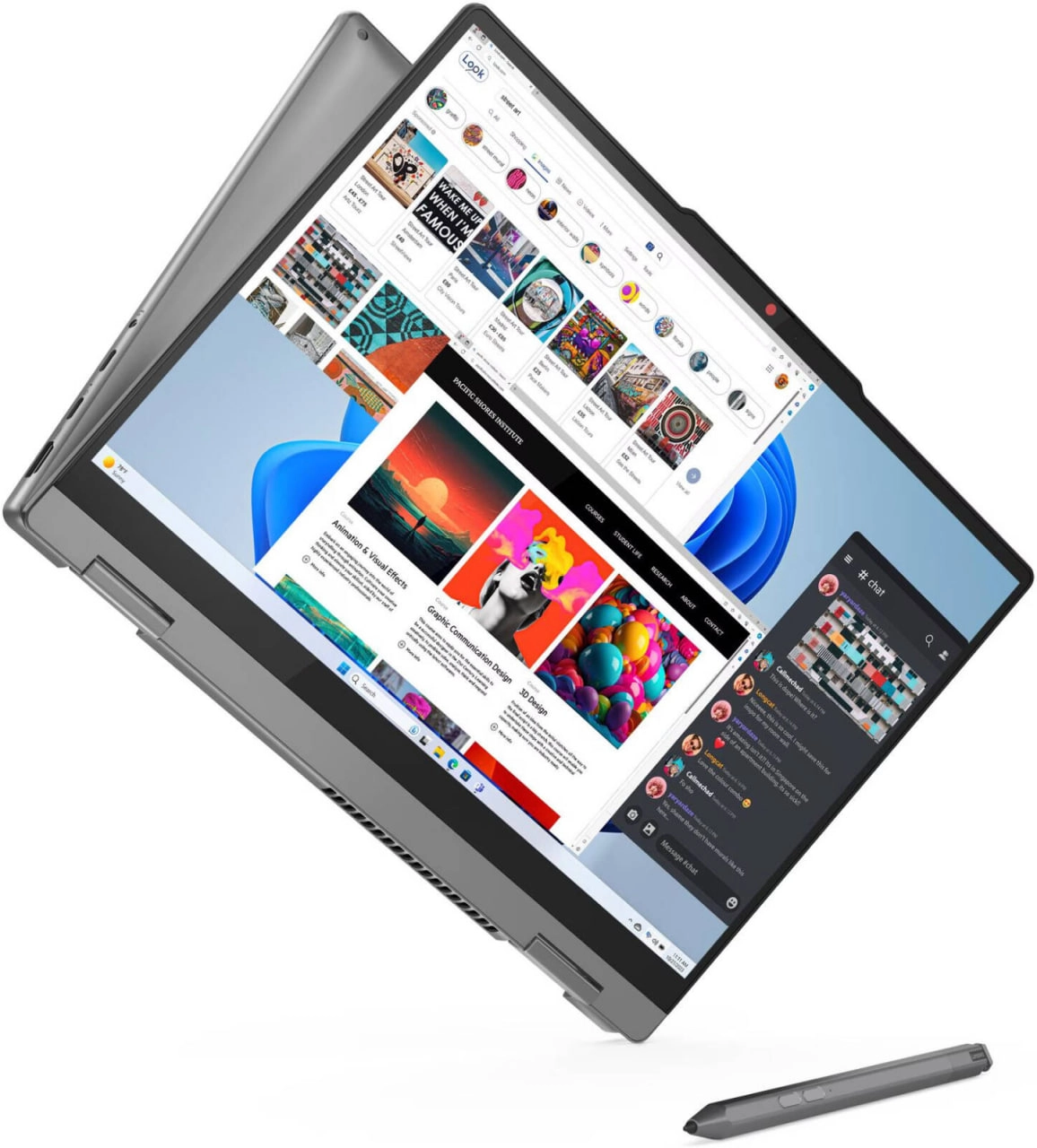 Ноутбук  Lenovo IdeaPad 5 2-in-1 Intel Core i5 Touch Screen / Finger Print, Luna Grey в Узбекистане