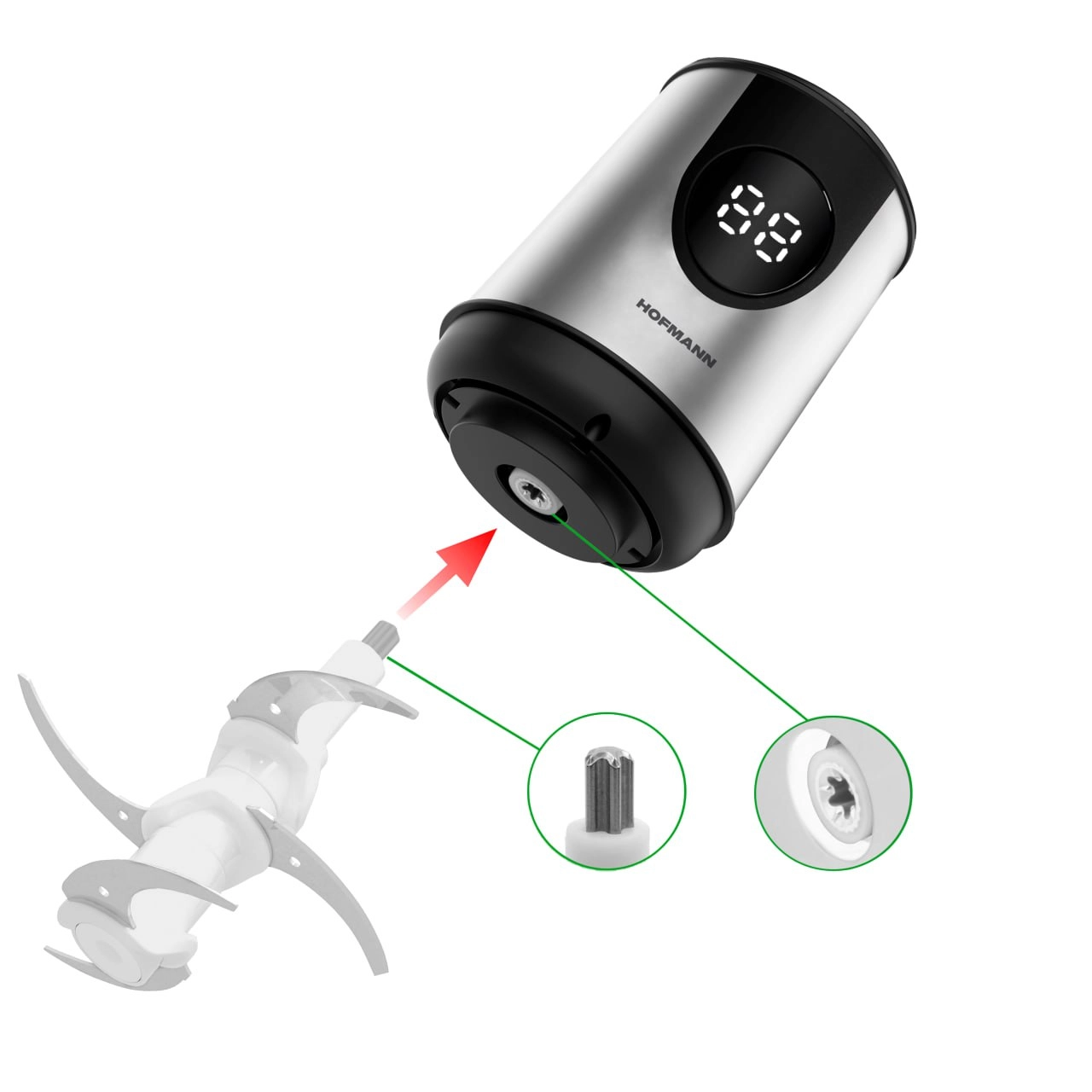 Измельчитель Hofmann SFC0503MCSS/HF в Узбекистане