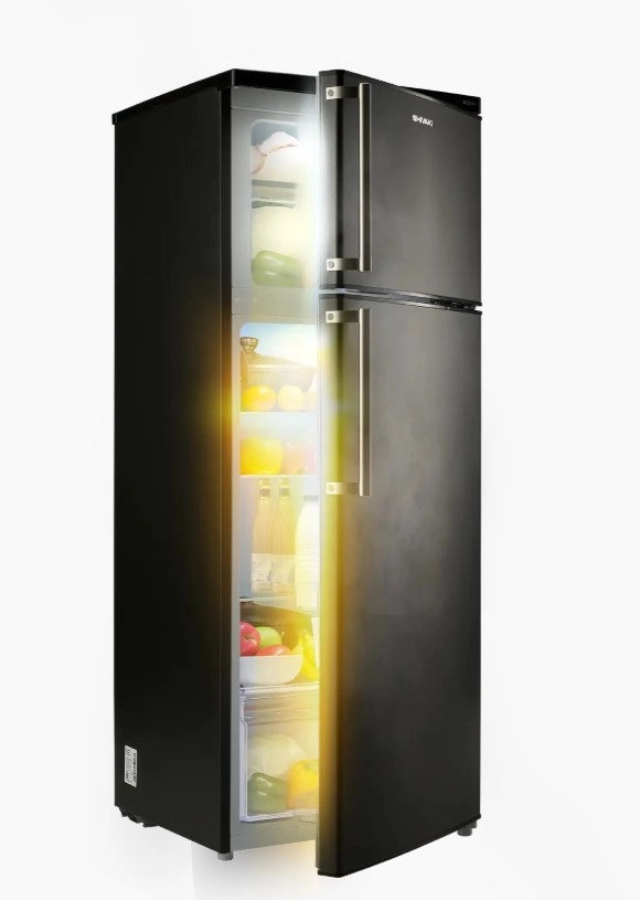 Холодильник Shivaki 276DD Черный в Узбекистане