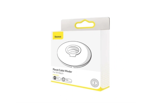 Подставка для беспроводной зарядки Apple Watch Baseus Planet Cable Winder (White) в Узбекистане