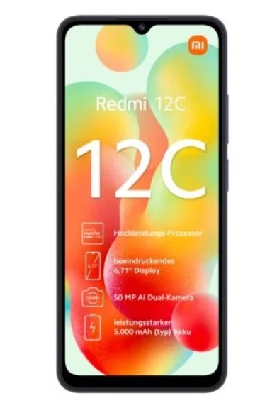 Xiaomi Redmi 12C 3/64GB Ko'k Smartfoni arzon