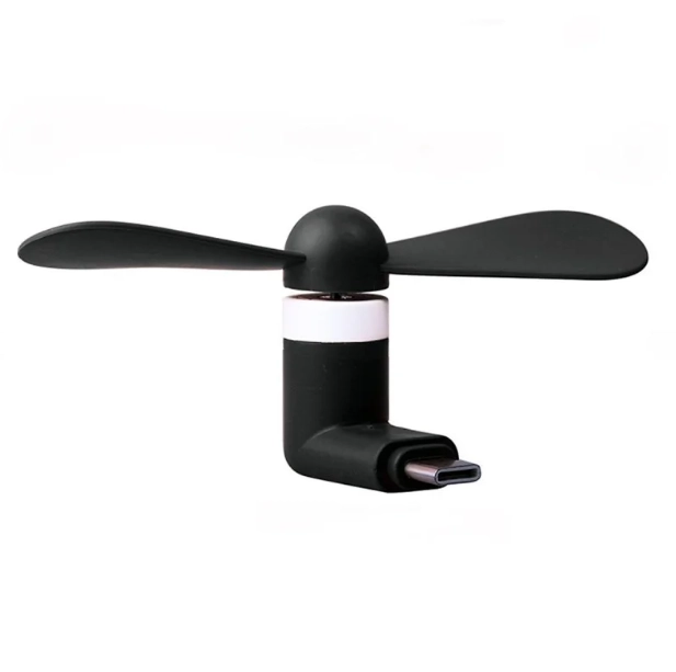 Мини вентилятор для смартфона с разъемом Type-C недорого