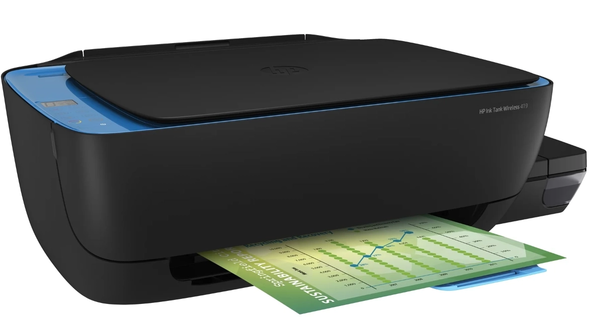 HP Ink Tank 419 (MFU, Purkovchi, A4) printeri O'zbekistonda