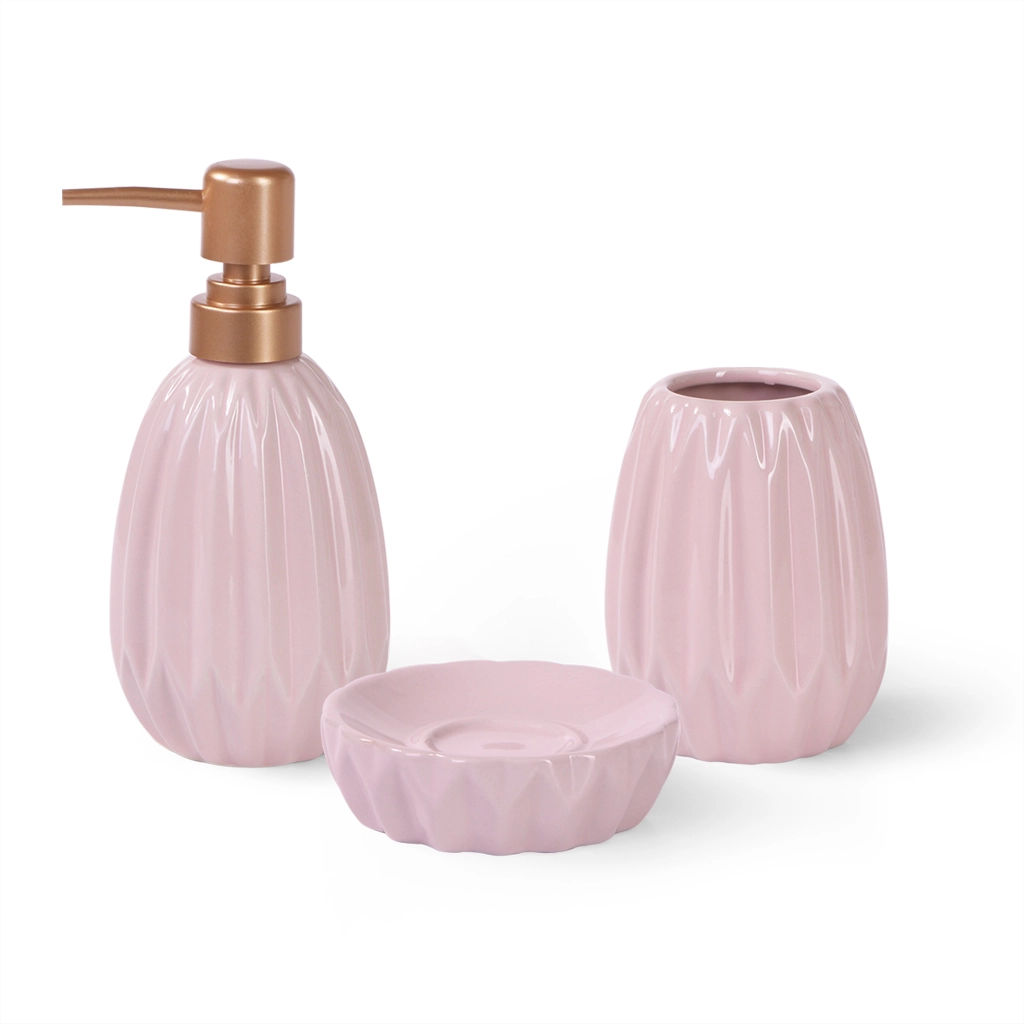 Дозатор жидкого мыла Fissman 300 мл, флакон 400 мл и контейнер для мыла, 9512 недорого