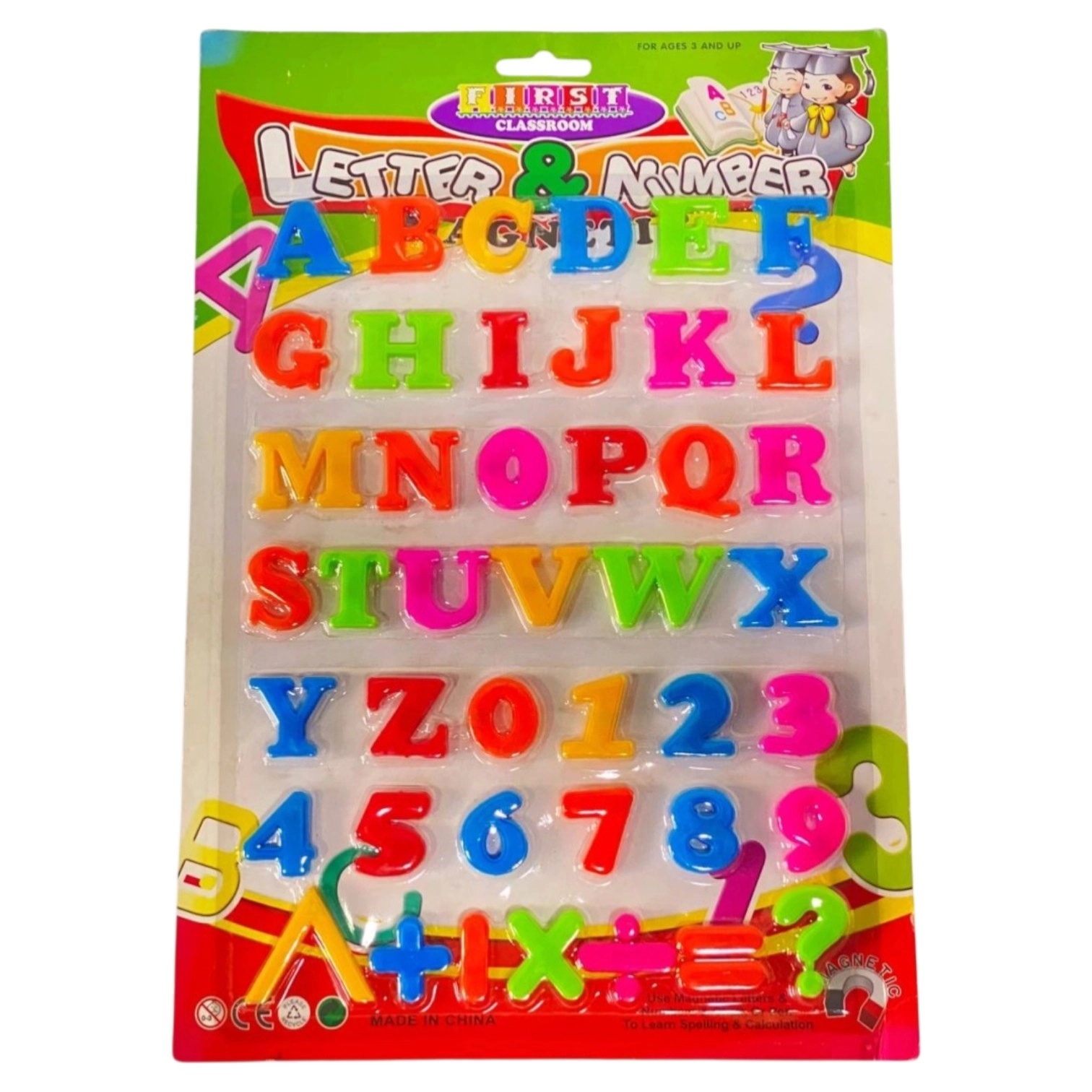 Letter & Number: Magnitli alifbo (lotincha) sotib olish