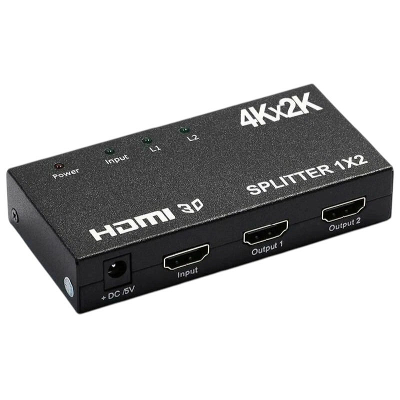HDMI Splitter tarmoqlagichi 1x2 UHD 4Kx2K sotib olish