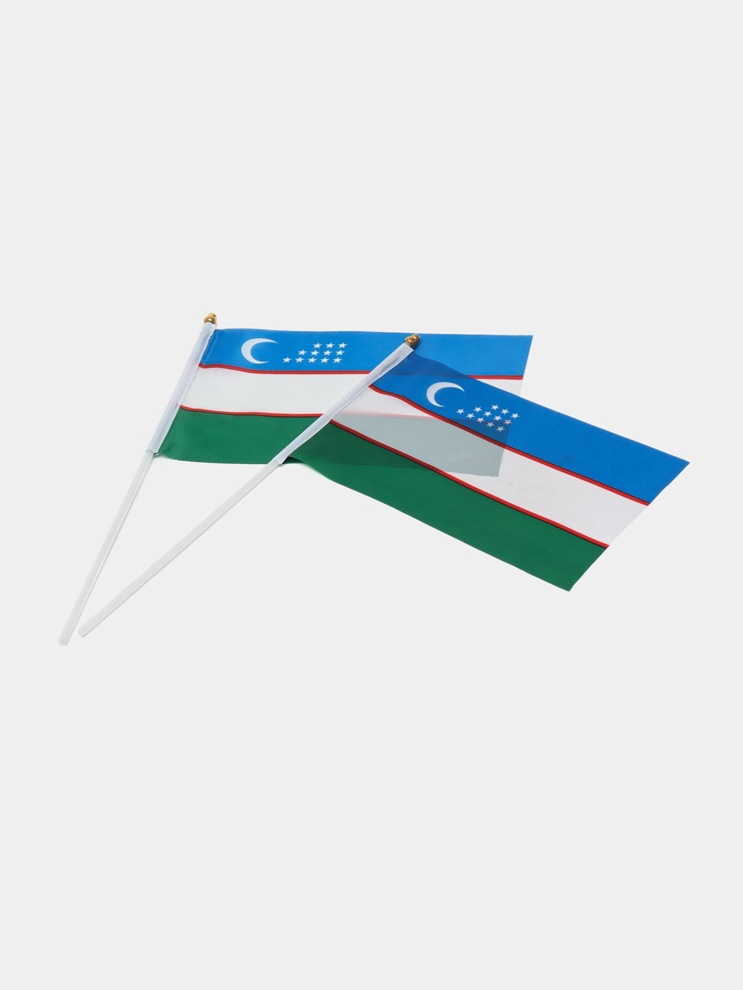 Plastik tayoqchali O‘zbekiston bayrog‘i (14*21 sm) sotib olish