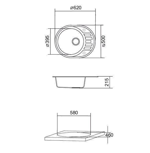 Кухонная мойка Hofmann SRP62AV/HF недорого