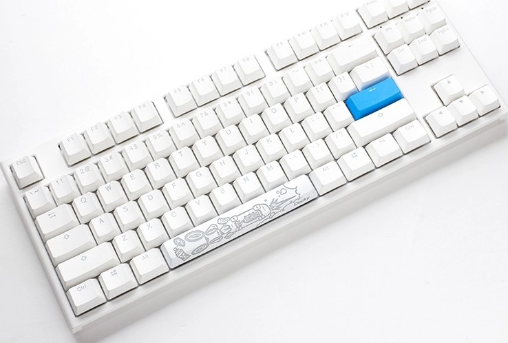 Ducky One 2 TKL RGB Cherry Speed Silver USB White klaviaturasi onlayn