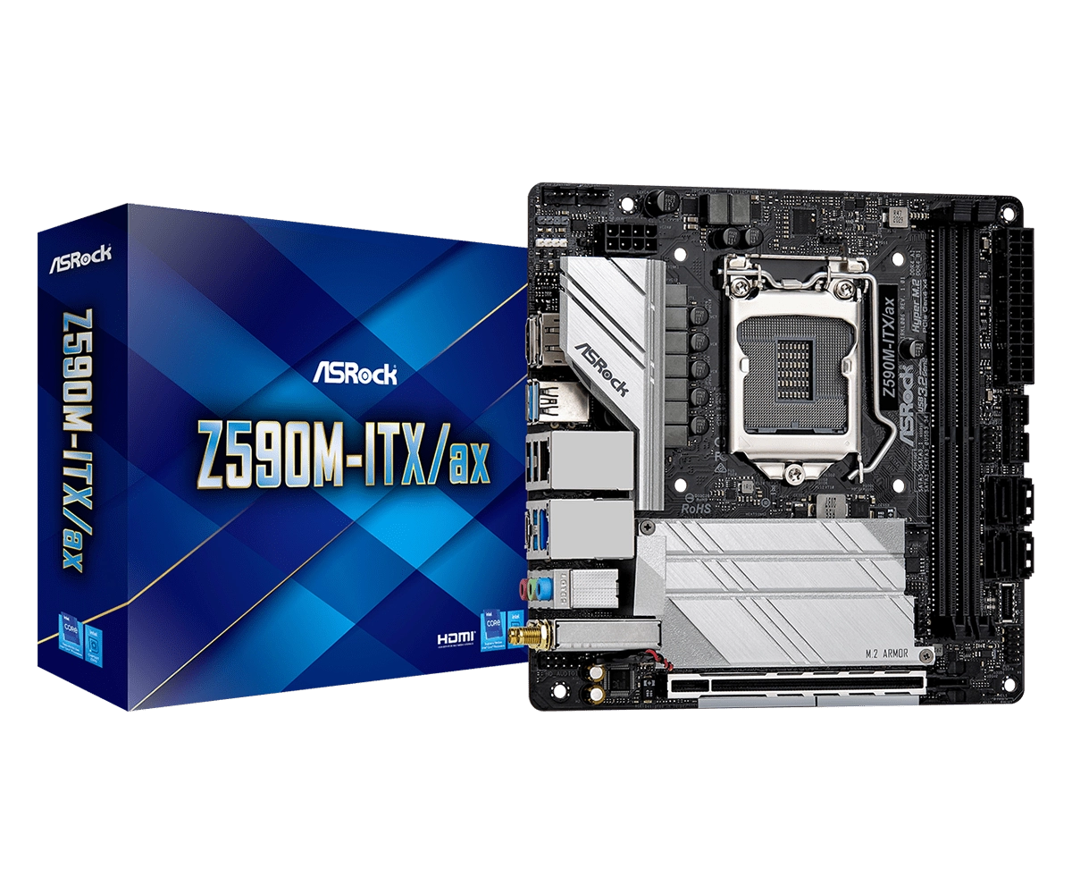 Материнская плата ASRock Z590M-ITX/AX WIFI O'zbekistonda