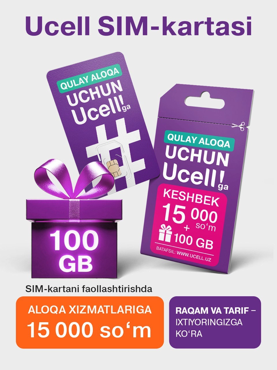 Ucell SIM-kartasi sotib olish