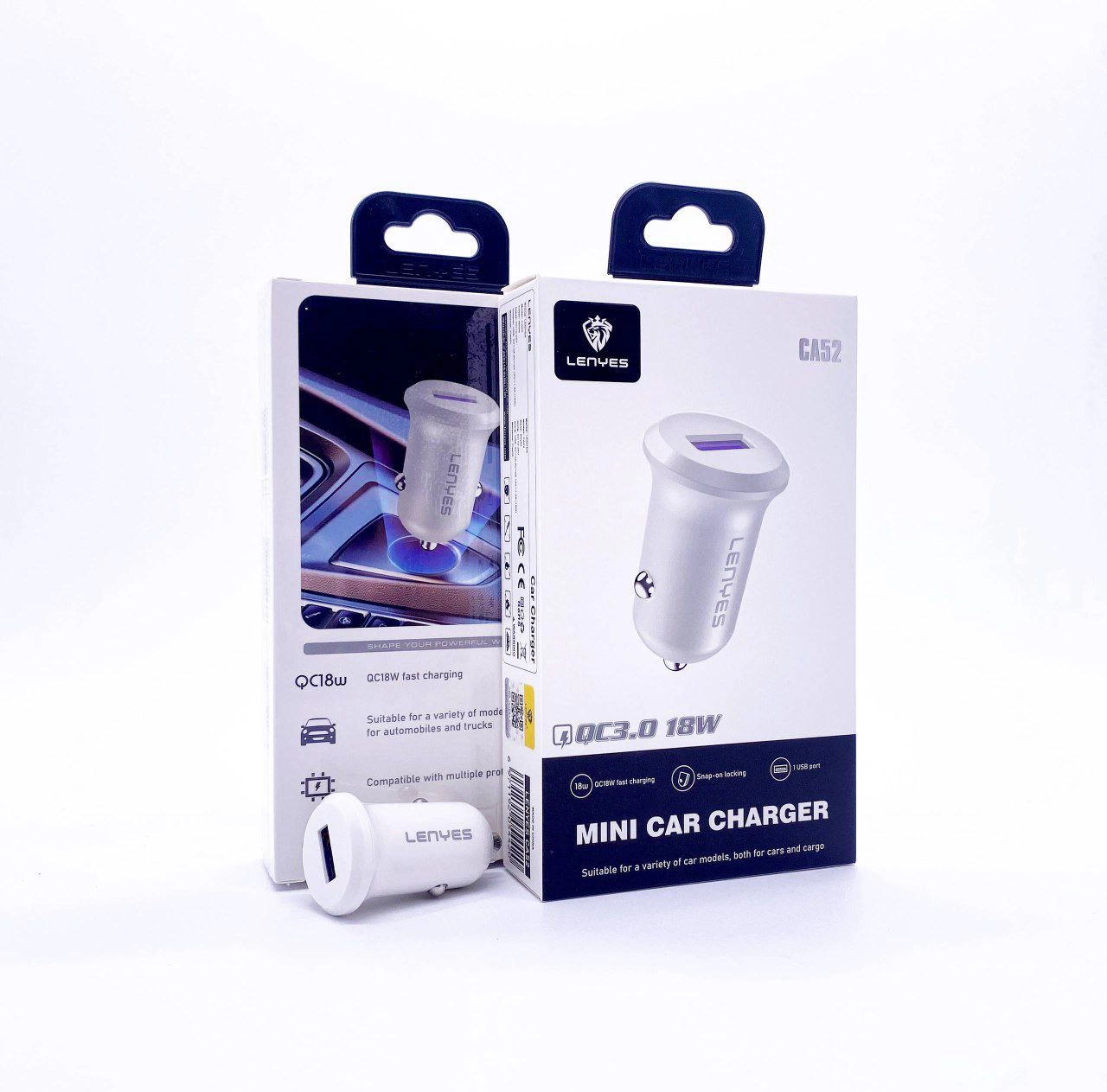 LENYES USB/PD CA53 30W avtomobil zaryadlovchi arzon