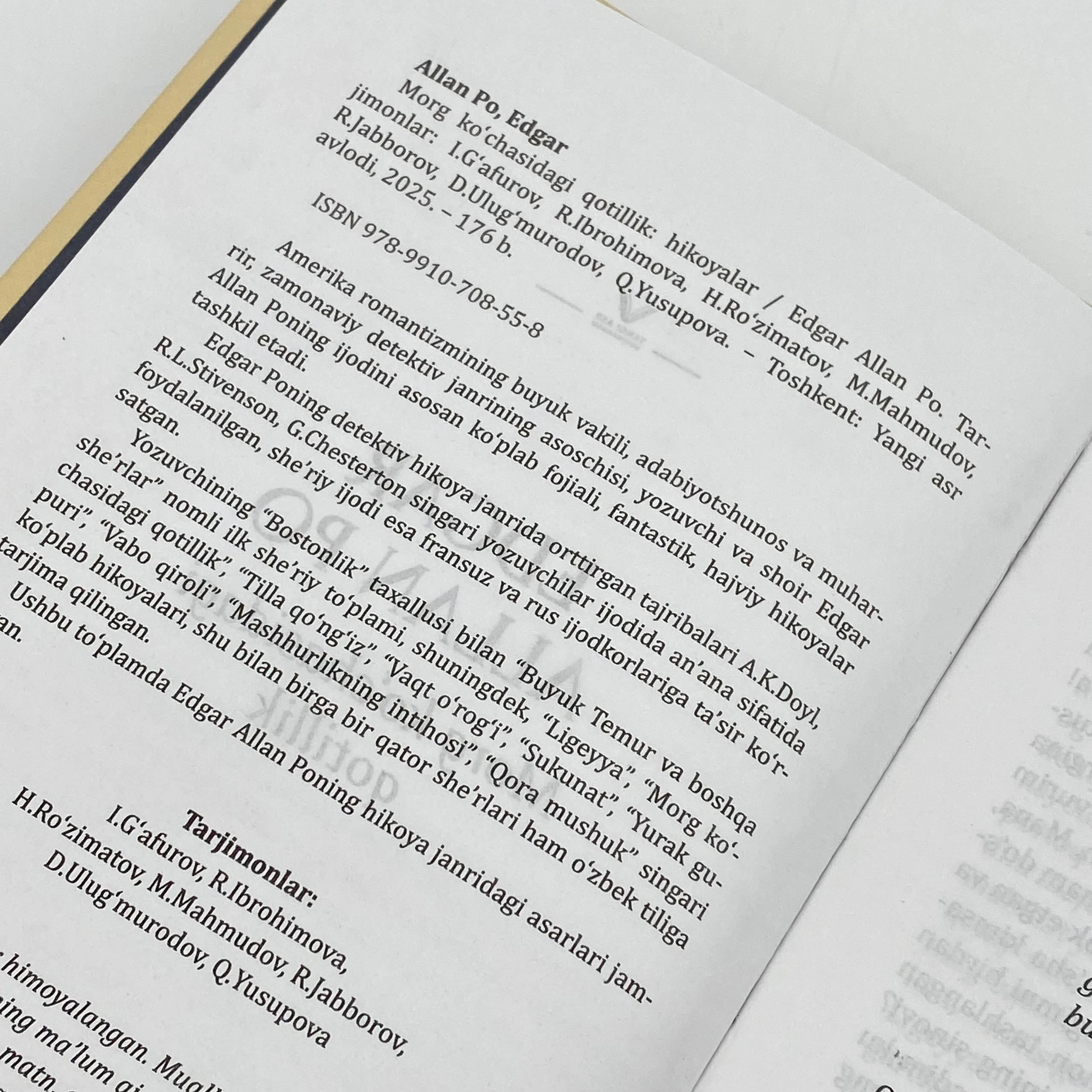 Edgar Allan Po: Morg ko'chasidagi qotillik O'zbekistonda