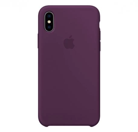 Чехол Silicone Case для iPhone X/XS, фиолетовый купить