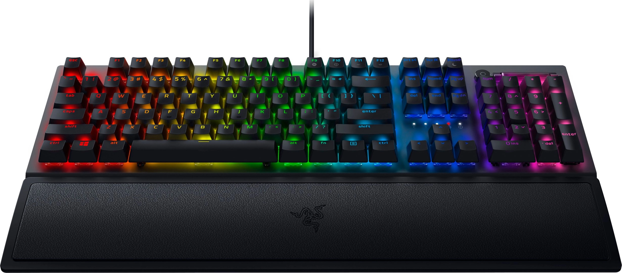 Razer BlackWidow V3 Razer Yellow Switch USB Black Klaviaturasi narxi