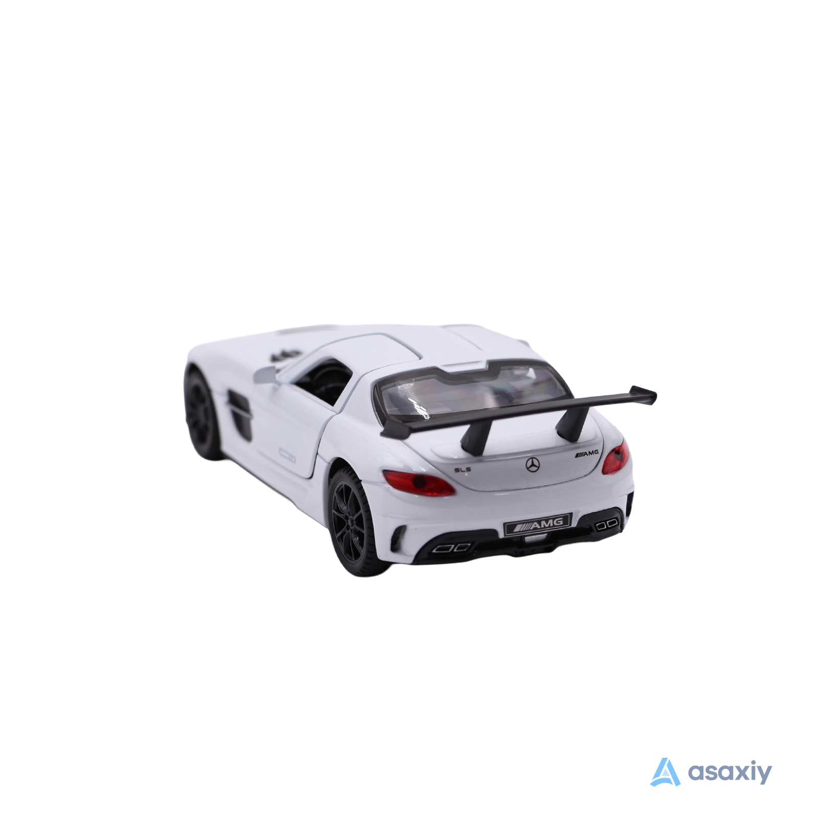 Mercedes SLS AMG qora o'yinchoq mashina White arzon