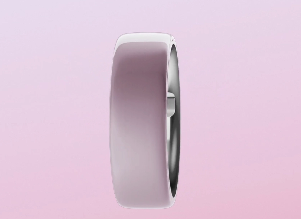 Смарт-кольцо Oura Ring 4 Ceramic, 8 размер, Pink недорого