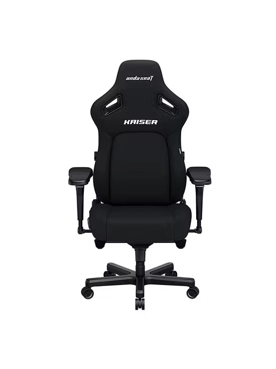 Anda Seat Kaiser 4 Size L Black fabric o‘yin kreslosi sotib olish