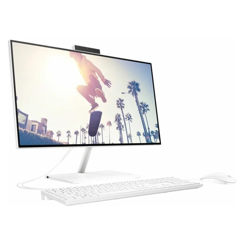Моноблок Hp 24-cb1274nh, Сore i3-1215G4, DDR4 8GB, SSD 256, 23.8 FullHD IPS, Keyboard Mouse White Russian недорого