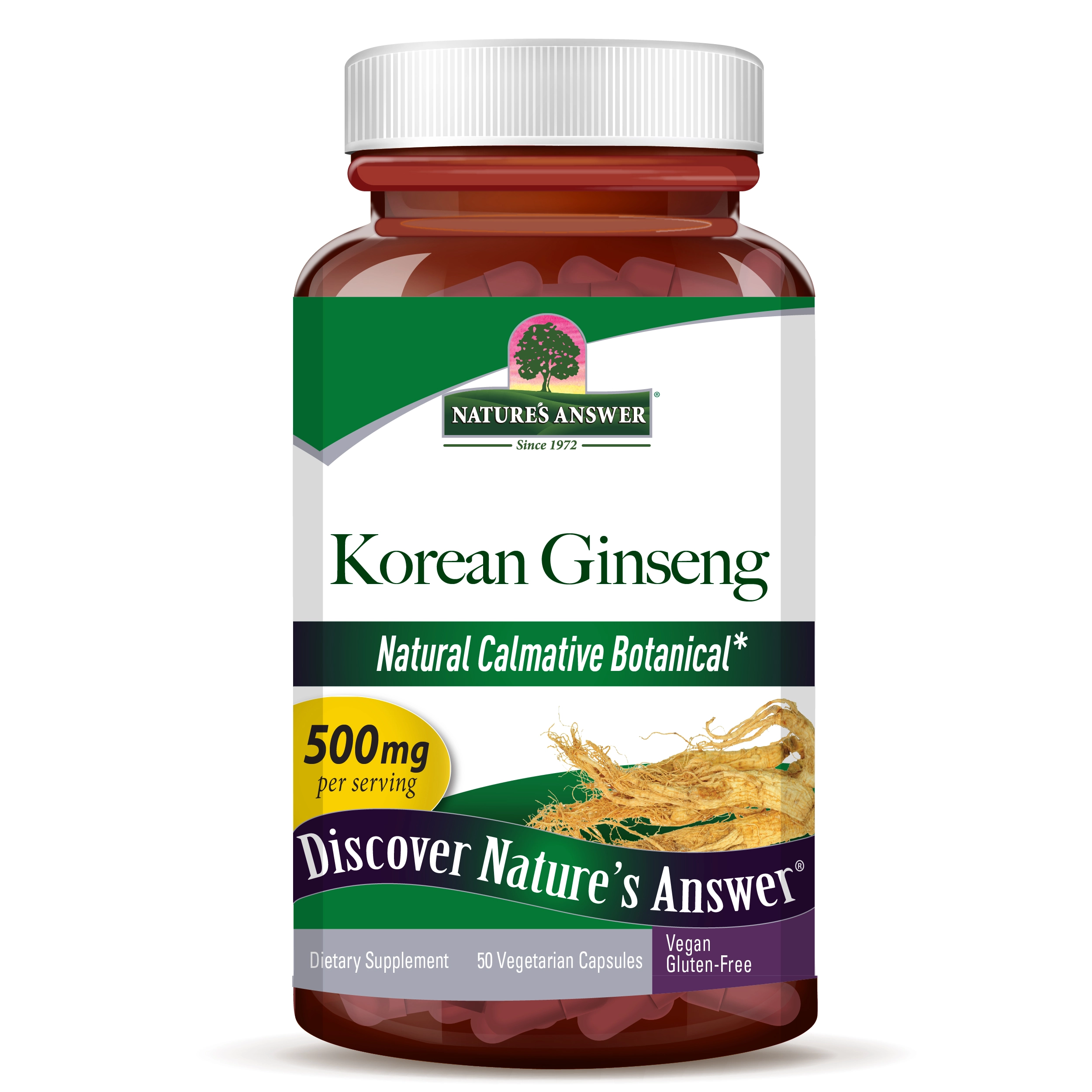 Nature's Answer Корейский женьшень 50 капсул купить