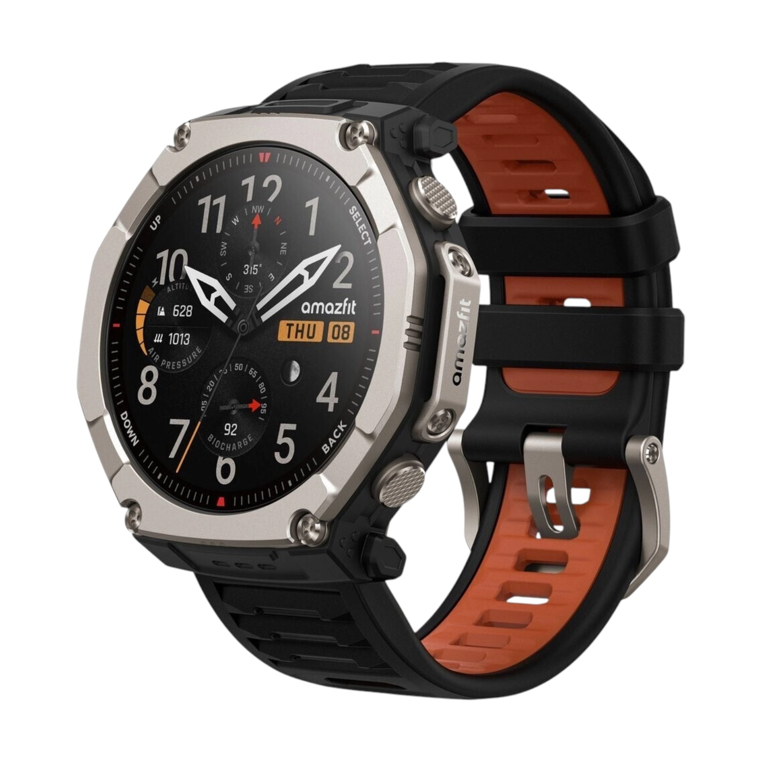Smart-soat Amazfit T-Rex Ultra 2 , Black Magma O'zbekistonda