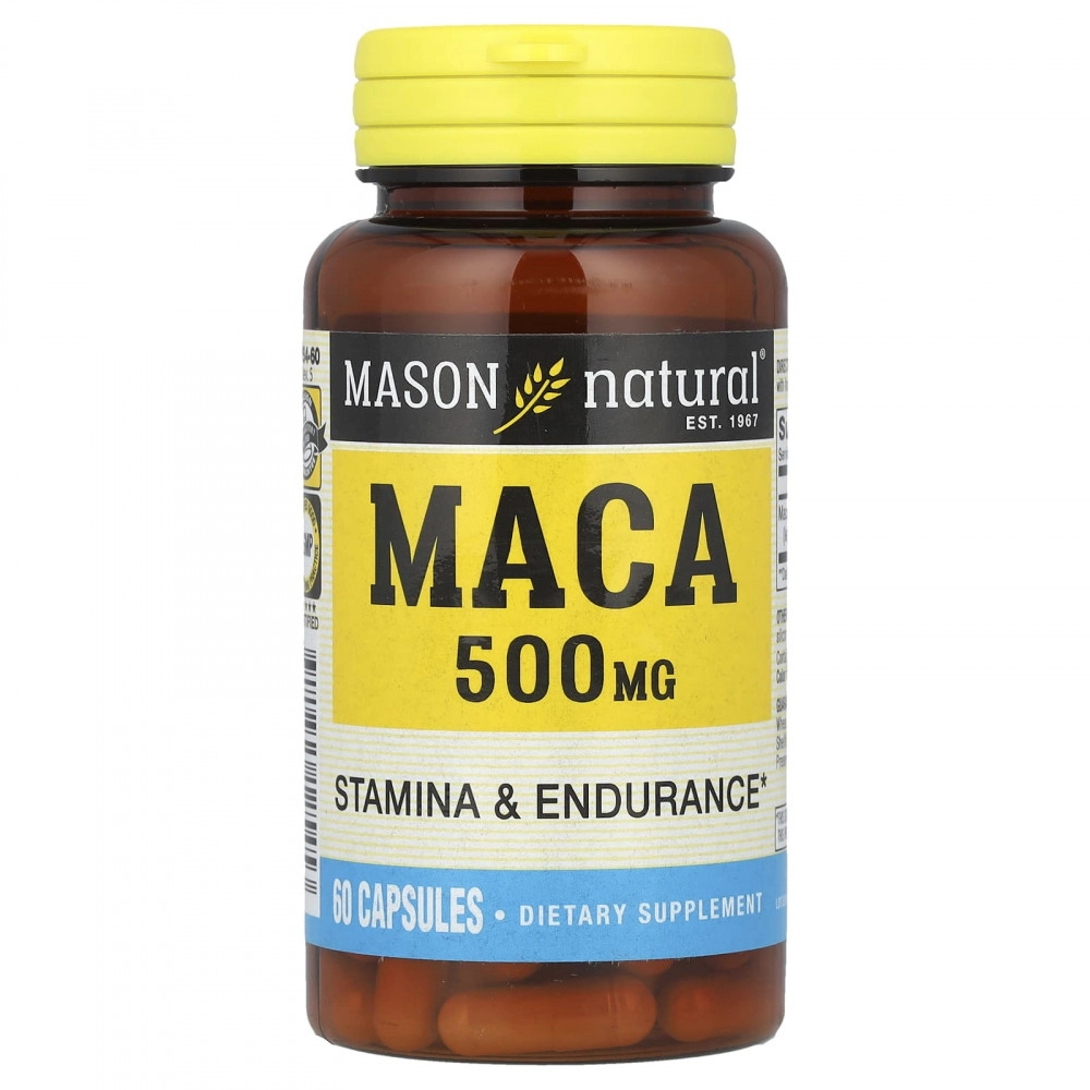 Mason Natural, Мака, 500 мг, 60 капсул купить