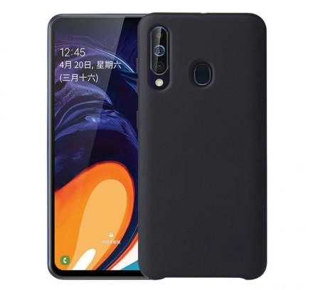 Чехол Silicone cover для Samsung Galaxy A40s, черный купить