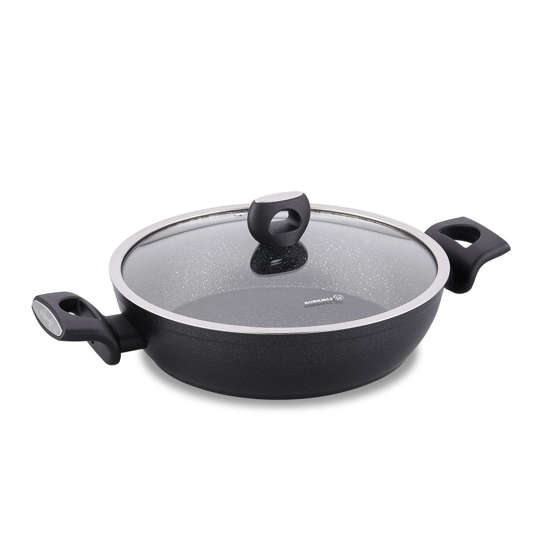 Korkmaz Nora 24 sm 2.2 l (A2943) alyuminiy, yopishmaydigan past kastryulkasi sotib olish