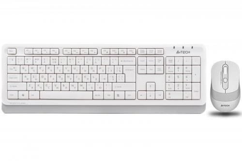 Клавиатура и мышь A4Tech FG1010 White - фото №2 Клавиатура и мышь A4Tech FG1010 White купить