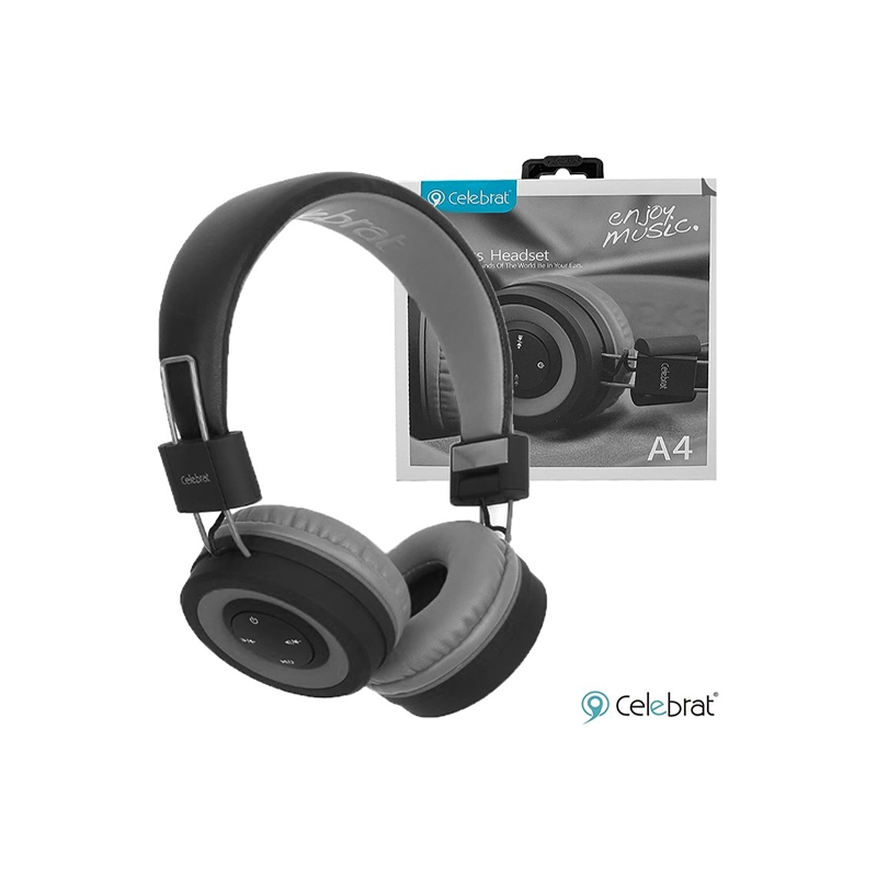 Беспроводные наушники Celebrat A4 Чёрный недорого