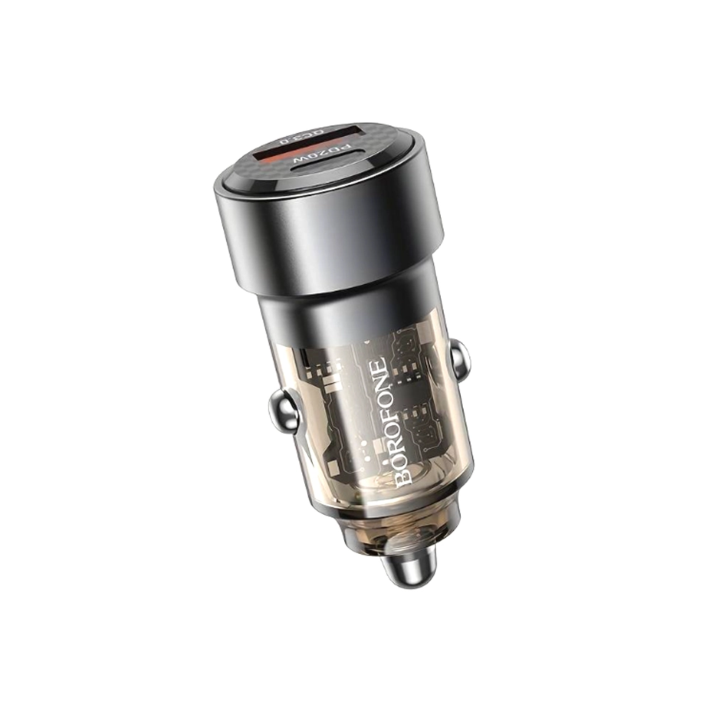 Borofone USB/PD BZ20 2x1 Avtomobil quvvatlash vositasi sotib olish