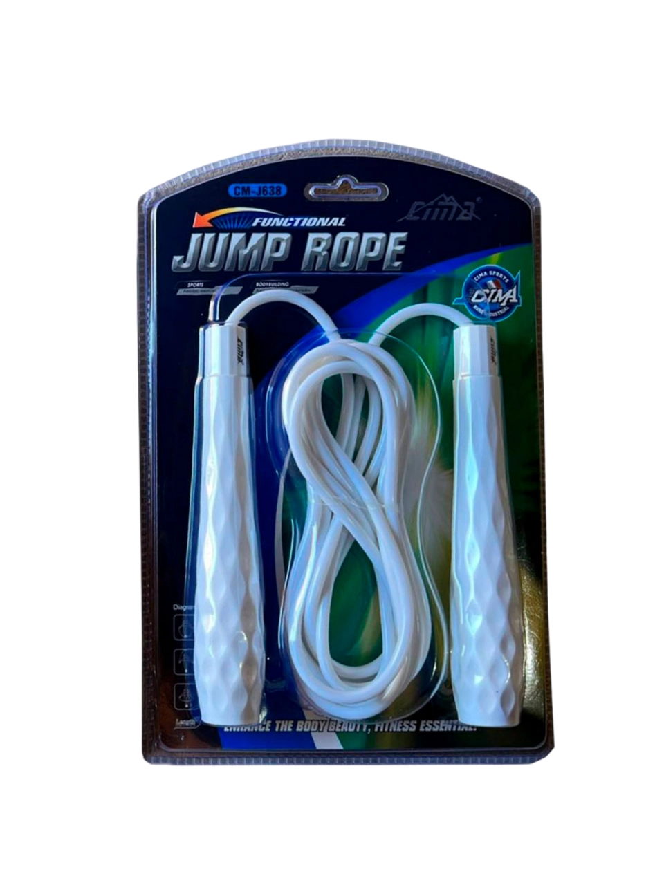 Скоростная скакалка J638 "Jump Rope" Белый купить