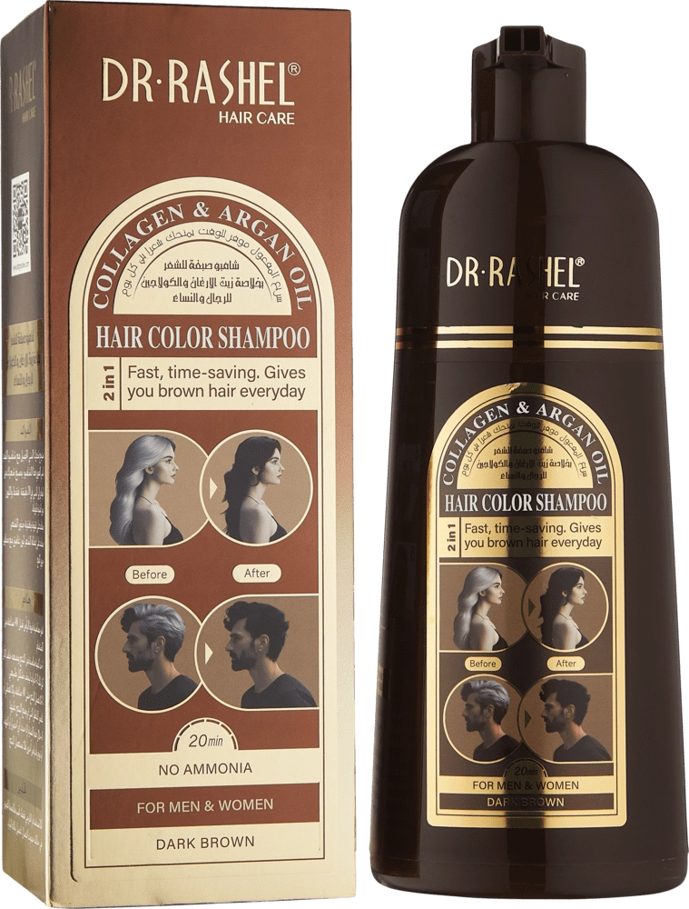 Шампунь-краска для волос  Collagen & Argan Oil Hair Color Shampoo в Узбекистане