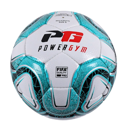 Футбольный мяч PowerGym, голубовато-черный купить