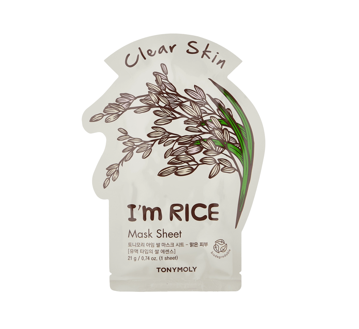 ТКАНЕВАЯ МАСКА ДЛЯ ЛИЦА С ЭКСТРАКТОМ РИСА I'M RICE MASK SHEET - BRIGHTENING купить