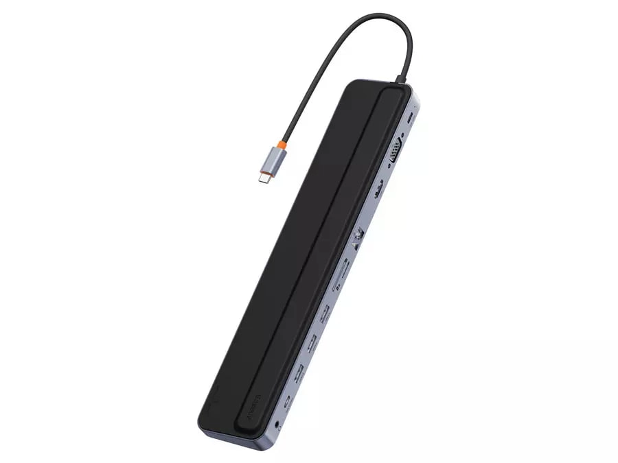 USB Hub Baseus EliteJoy Gen2 11-Port Type-C HUB Adapter (Type-C - HDMI+USB3.0*3+PD+VGA+SD/TF+RJ45+Type-C Data+3.5mm) USB-konsentratori arzon