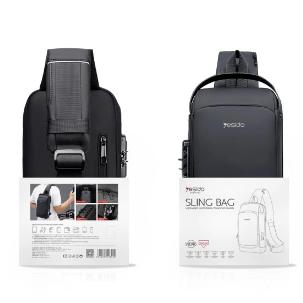Сумка Yesido WB46 черный недорого