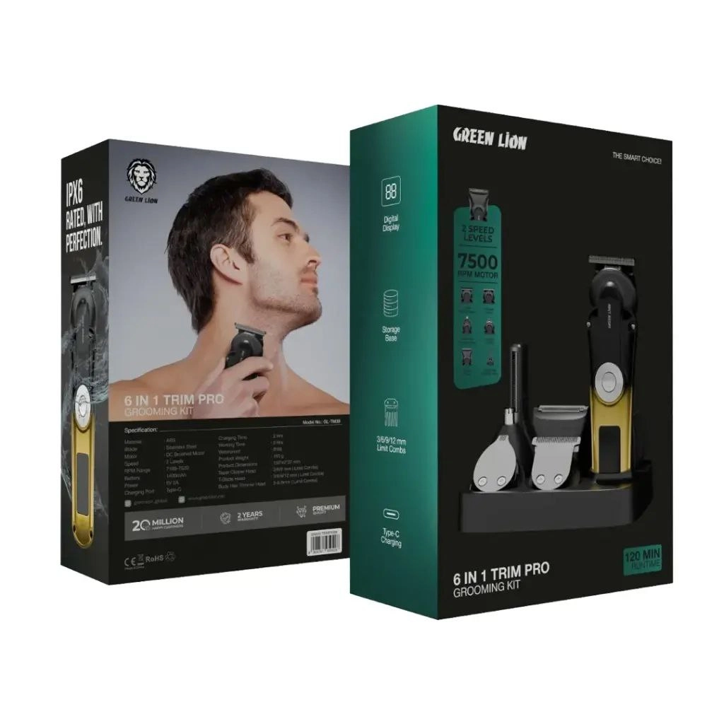 Триммер Green Lion 6 in 1 Trim Pro Grooming Kit недорого