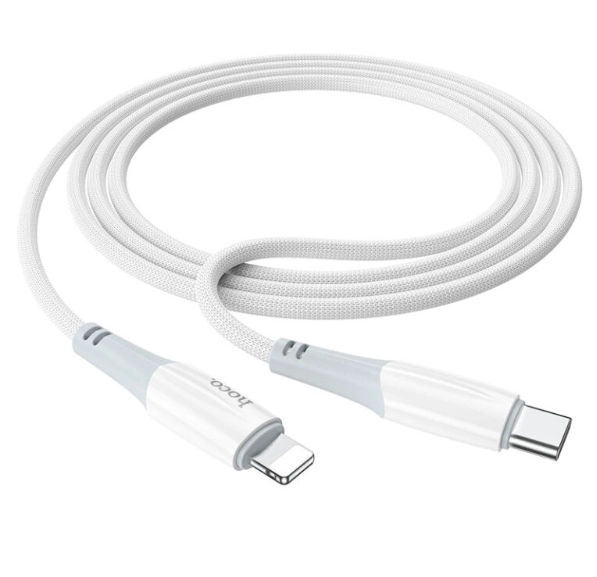 Кабель Hoco X70 Type-c to Layting 20w, 1м White купить